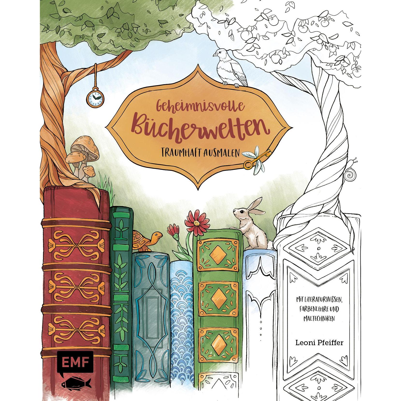 Edition Fischer Geheimnisvolle Bücherwelten (traumhafte Ausmalmotive)