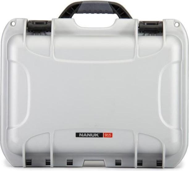 Actual product image Nanuk 915-1005 Case w/ Foam - Silver (Photo case, 13 l)