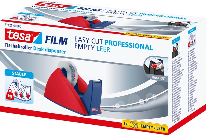 Actual product image tesa tesafilm EASY CUT table dispenser - Tape dispenser for rolls up to 33 m x 19 mm