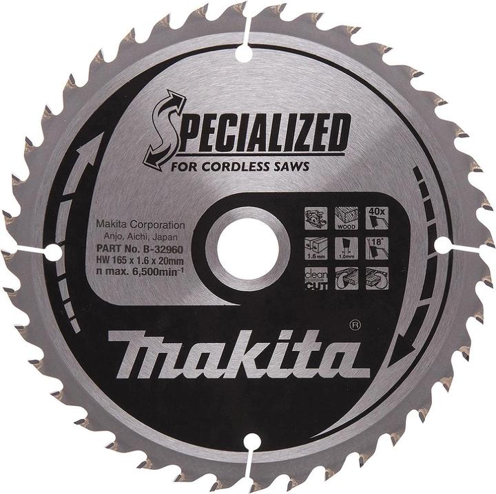 Makita SPECIALIZED Sägeb.165x20x40Z