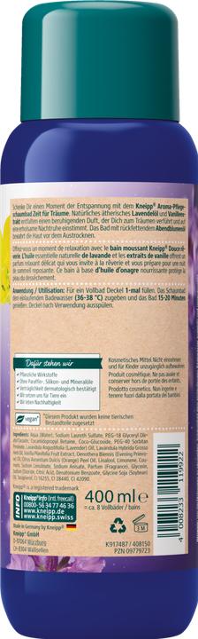 Image du produit Kneipp Douce rêverie (Bain moussant, Huile de bain, 400 ml)