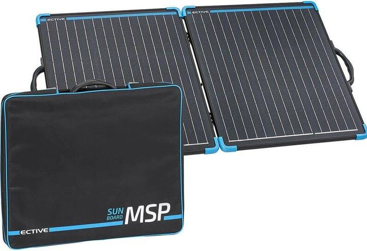 Actual product image Ective SunBoard 100W Solar Case 12V Solar Bag Foldable Solar Panel Solar Panel (100 W, 5.55 kg)