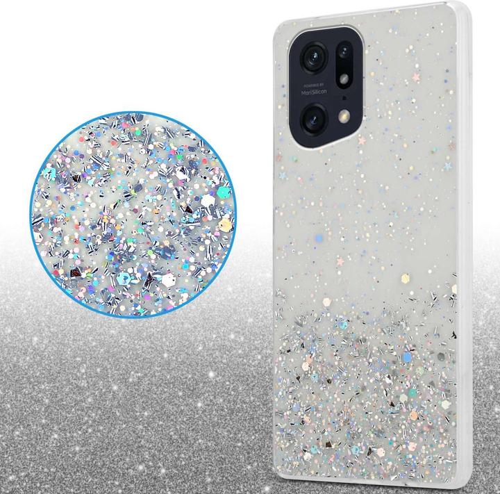 Produktbild Cadorabo TPU Hülle für Oppo FIND X5 PRO mit Glitzer (Oppo Find X5 Pro)