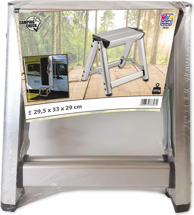 Produktbild Happy People Trittstufe klappbar, 29,5x33x29 cm, Aluminium, 150kg Tragkraft (33 cm)