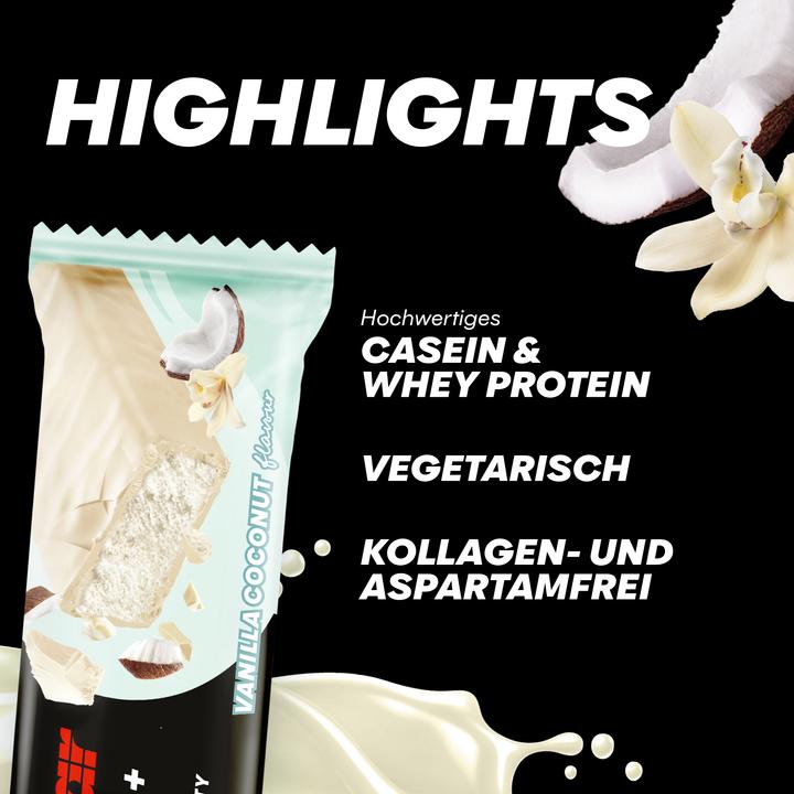 Produktbild Powerbar Protein Plus 30% (Vanille, Kokosnuss, 15 Stk., 825 g)
