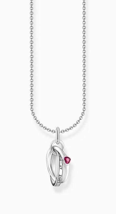 Immagine prodotto Thomas Sabo Catena con ciondolo ad anello Together, argento (Argento 925, 38 - 45 cm)