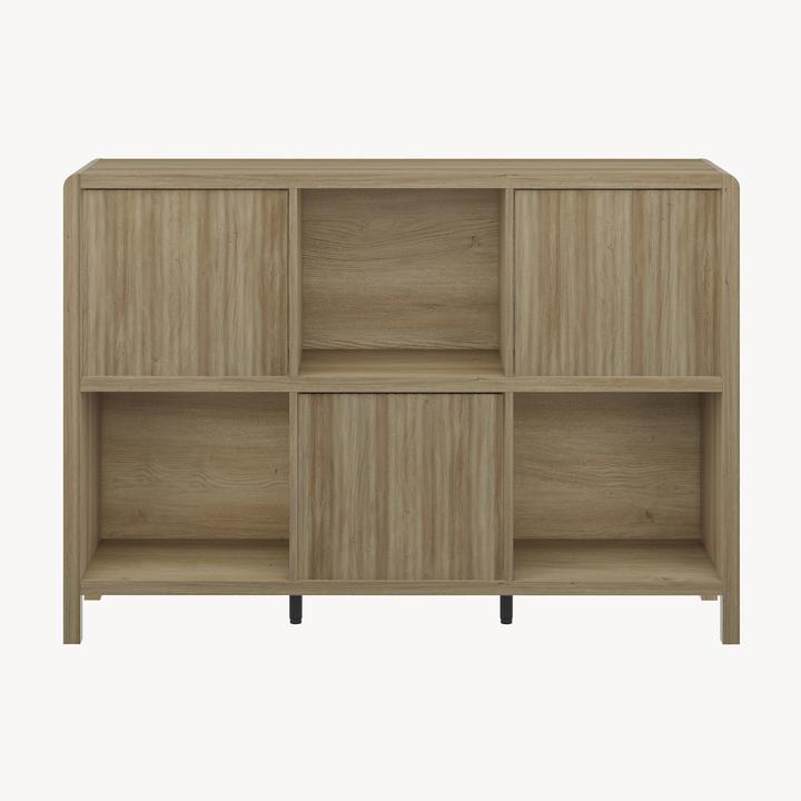 Image du produit En.Casa Sideboard Lukkodso 77x110x30 cm Eicheoptik rustikal (110 x 30 x 76.50 cm)