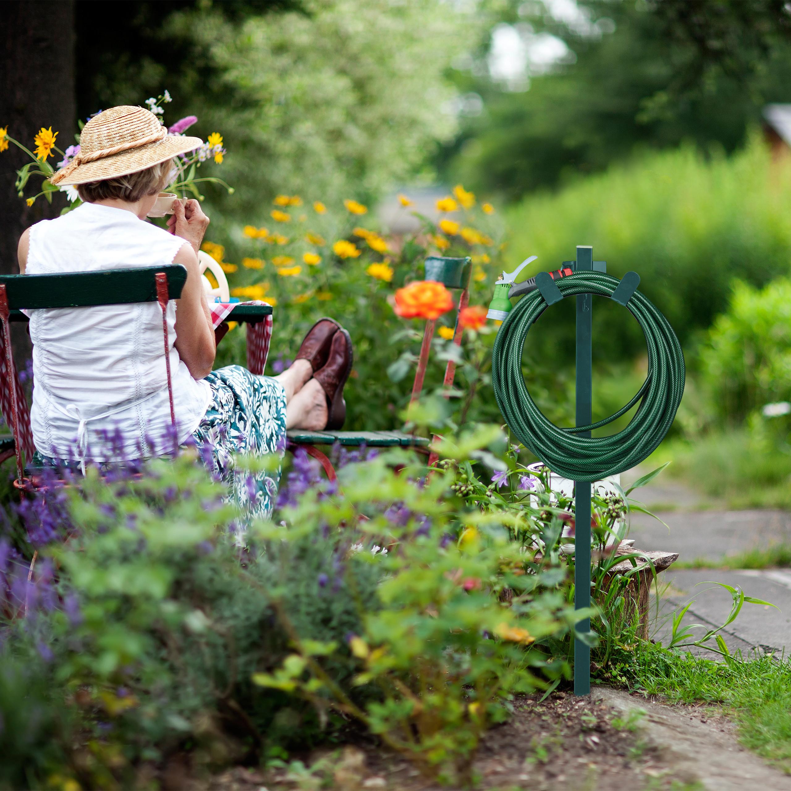 Thumbnail - Relaxdays, Gartenschlauch Aufbewahrung, Schlauchhalter