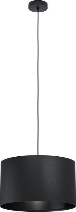 Image du produit EGLO Lampe à suspension MASERLO 1 1x E27, noir (E27)