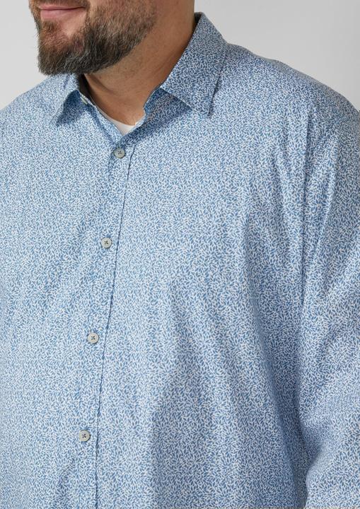 Immagine prodotto s.Oliver Hemd Hemd aus Baumwollstretch mit All-over-Print (3XL)