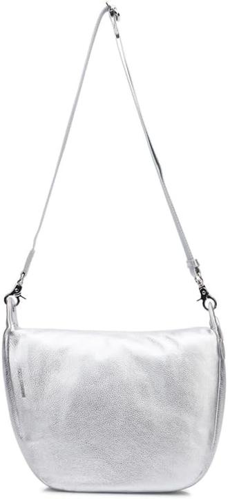 Actual product image Mandarina Duck Mellow Metal Crossover with Adjustable Strap and Removable Hook