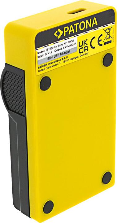 Produktbild Patona Slim Micro-USB Charger f. Sony NP-FW50 (Kamera Akku Ladegerät)