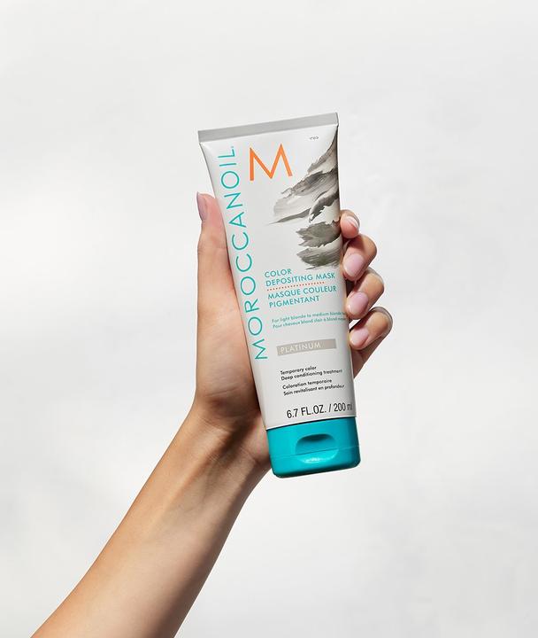 Actual product image Moroccanoil Color Depositing Mask Platinum (200 ml)