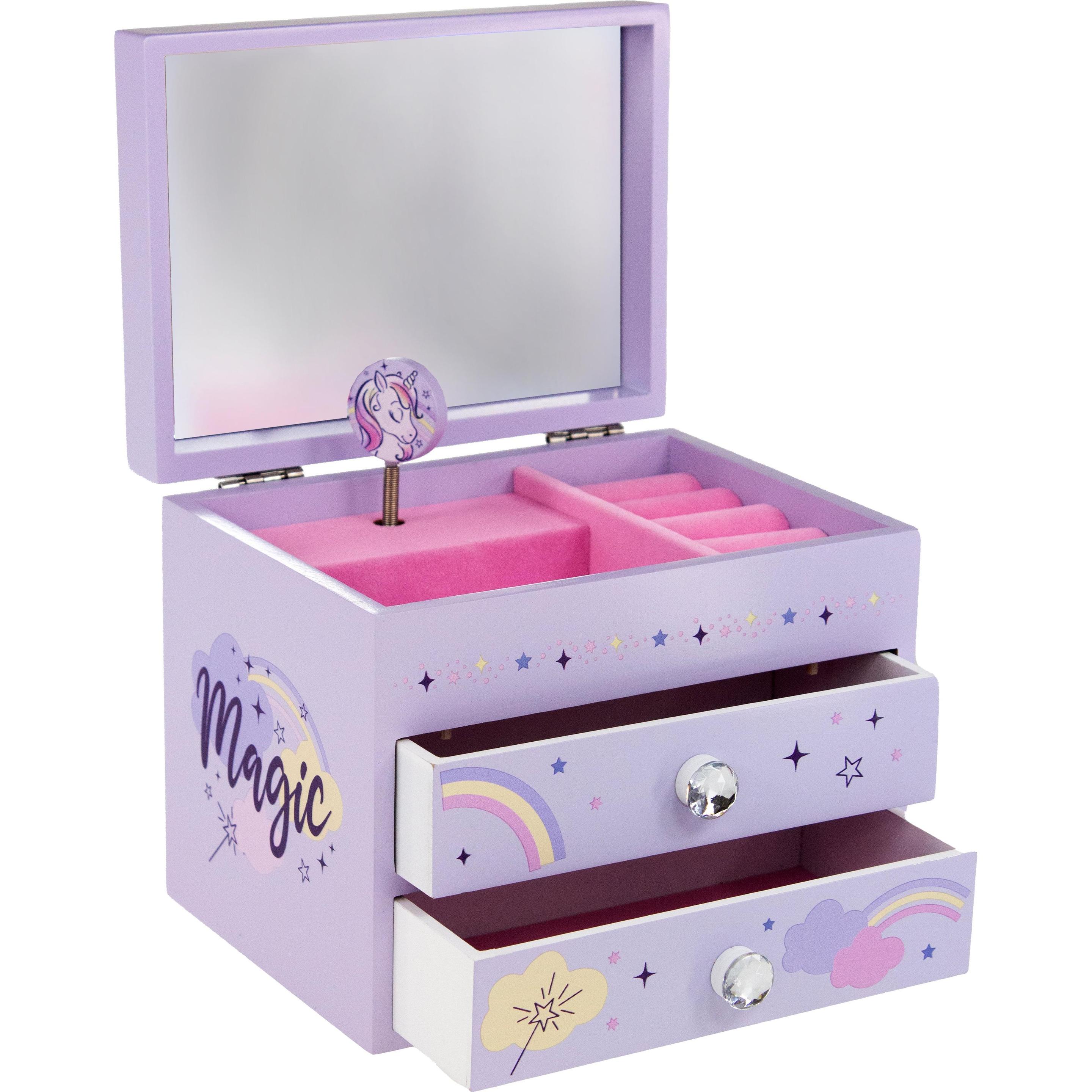 Tinka Magic, Uhrenbox + Schmuckaufbewahrung, Tinka - Jewelry Box with Music - Unicorn (8-803903)