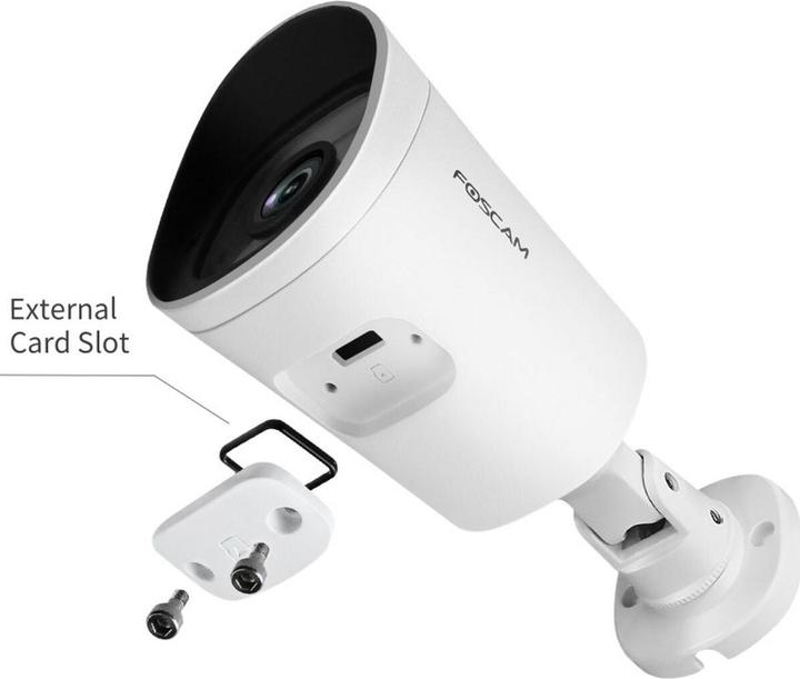 Actual product image Foscam G4EP - PoE 4.0 MP Buiten Camera - Wit (2560 x 1440 Pixels)