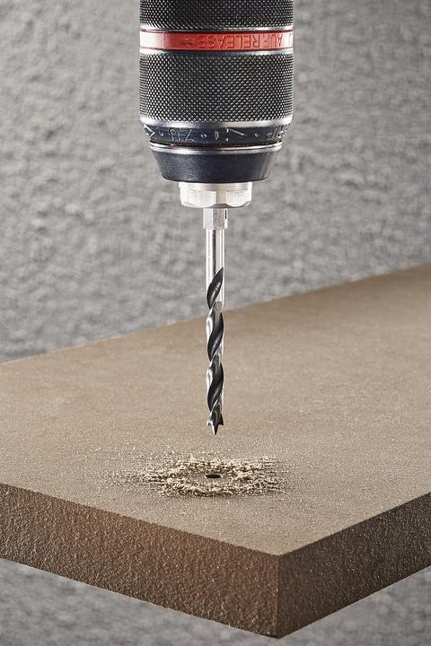 Actual product image wolfcraft wolfcraft 1 Holzbohrer-Set CV 5-tlg S=6-kt. ø3-8mm (8 millimetres)