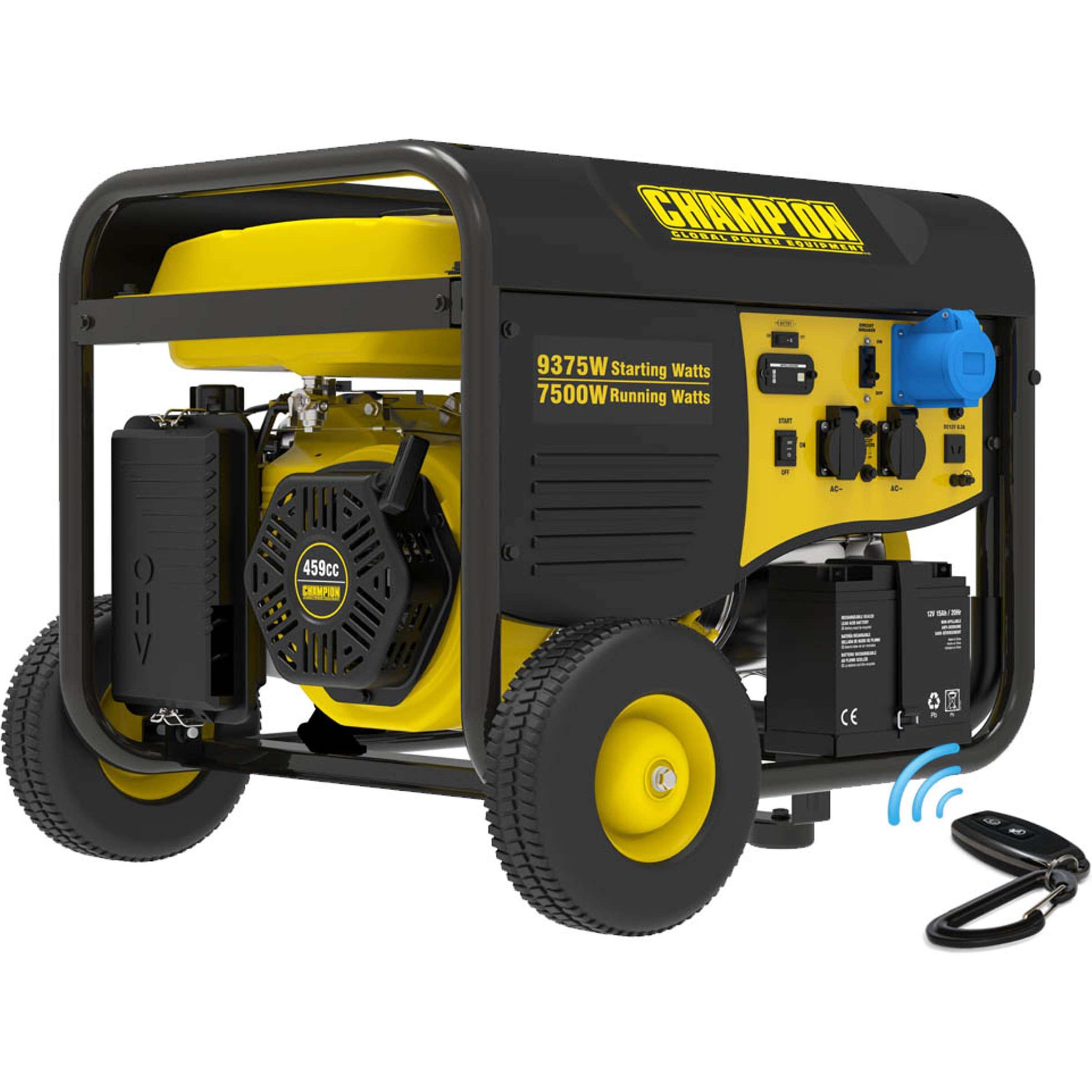 Champion Power Equipment, Stromgenerator, 8000 Watt Benzingenerator (7500 W, 14 l)