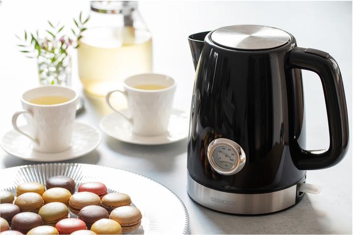 Produktbild Sencor electric kettle 1.7L with thermometer 2150W, SWK 1798BK (1.70 l)