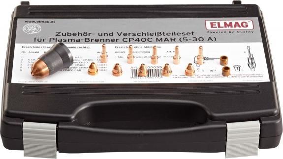 Actual product image Elmag - Zubehör- und Verschleissteileset für PP 3035/M zu Plasma-Brenner CP40 MAR, 5-30 Amp. für Pla