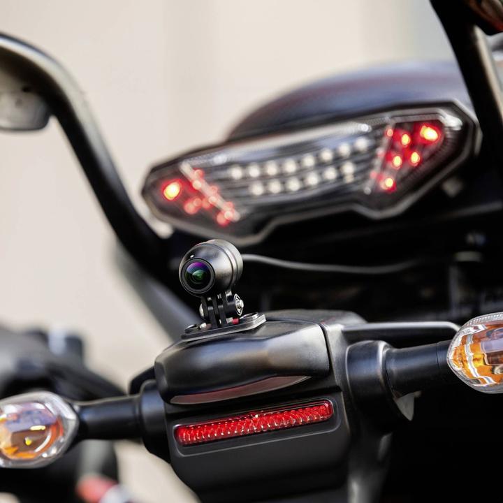 Actual product image Albrecht Midland BikePlay Guardian motorbike multimedia system