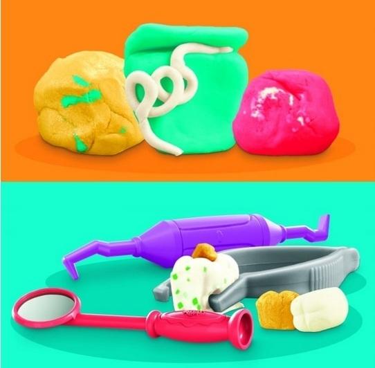 Actual product image Play-Doh Dentist Dr. Wiggle Tooth