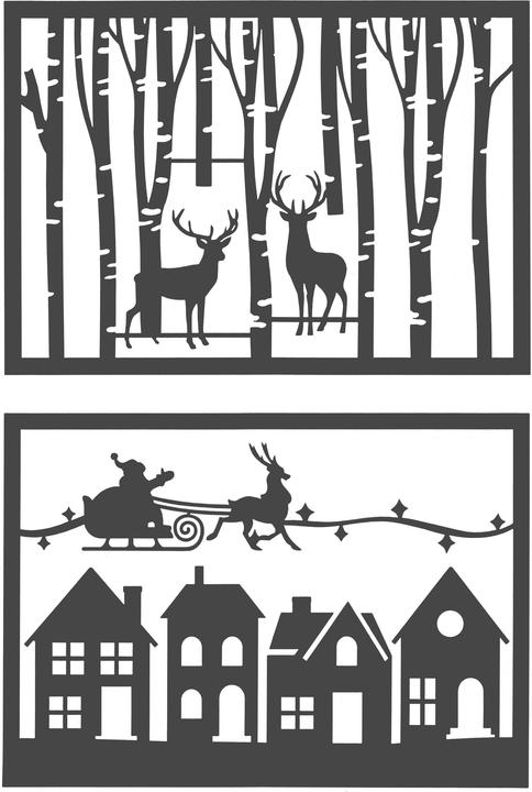 Actual product image Find it Stencil set, 2-piece