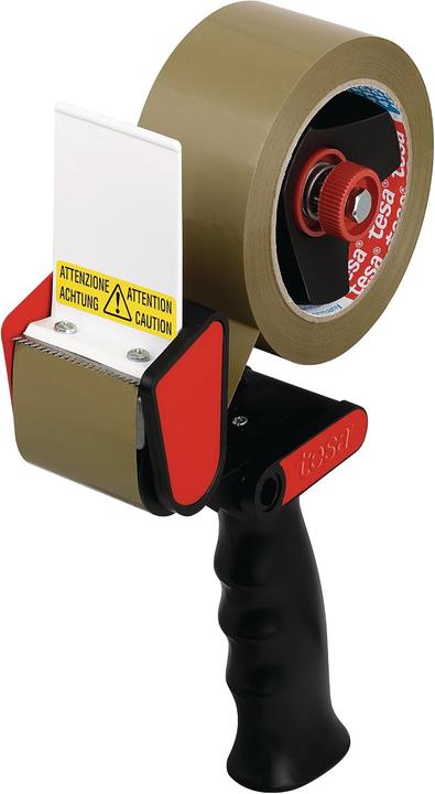 tesa tesapack CLASSIC Handabroller für Paketbänder mit bis zu 50 mm Breite