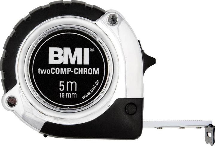 Image du produit BMI Mètre enrouleur twoCOMP Chrome 2m (2 m)