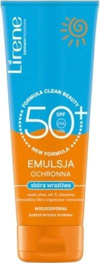 Immagine prodotto Lirene Emulsione solare protettiva per pelli sensibili Spf 50+ 120ml (Crema solare, SPF 50+, 120 ml)