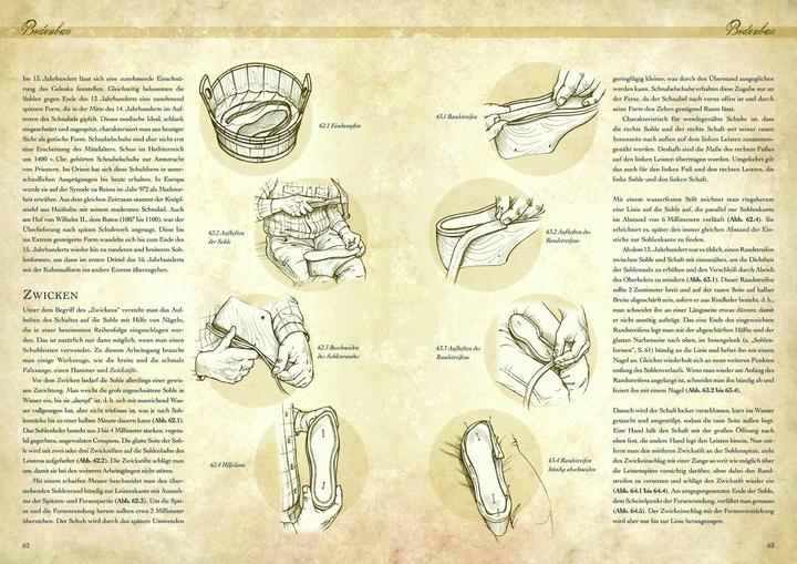 Produktbild Kleidung des Mittelalters selbst anfertigen - Schuhe des Hoch- und Spätmittelalters (Deutsch, Kay Elzner, Stefan von der Heide, 2011)