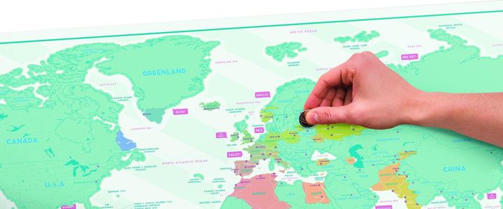 Produktbild Luckies Scratch Map Hello Edition (82 x 60 cm)