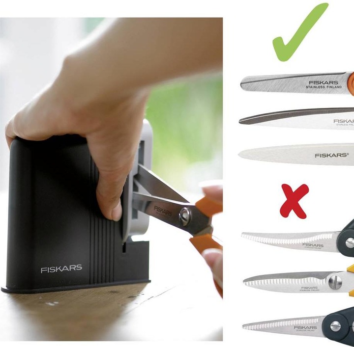 Actual product image Fiskars Clip - Sharp scissors sharpener (22.40 cm)