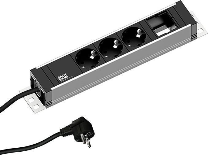 Produktbild Bachmann Universal power strip (3 x, CEE 7/3, 3 m)