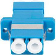 Actual product image Lanberg Fiber Optic Adapter SM LC/UPC DUPLEX