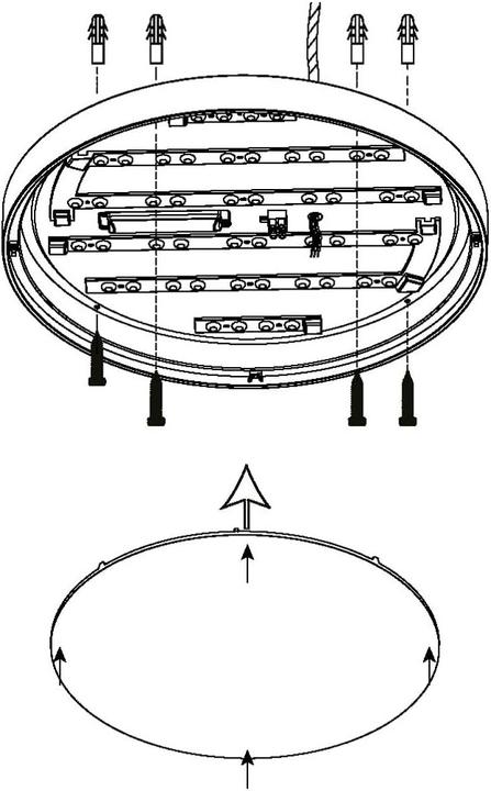Produktbild EGLO Deckenleuchte ZUBIETA-A 24 W, Weiss (2300 lm)
