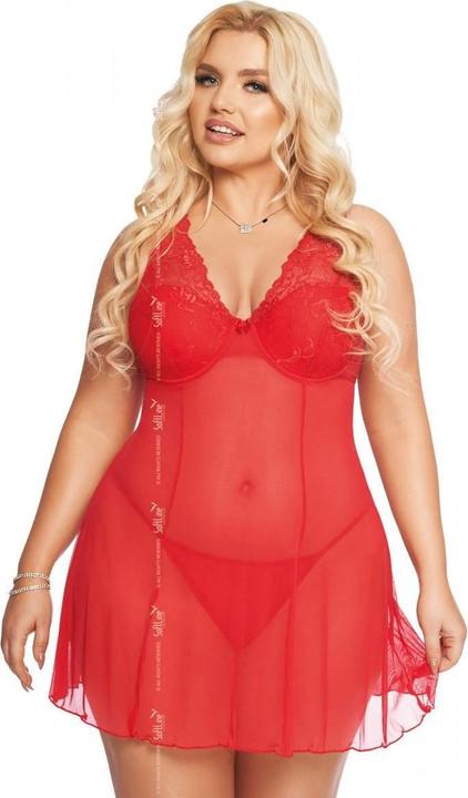 Produktbild Softline Negligee in rot (XL)