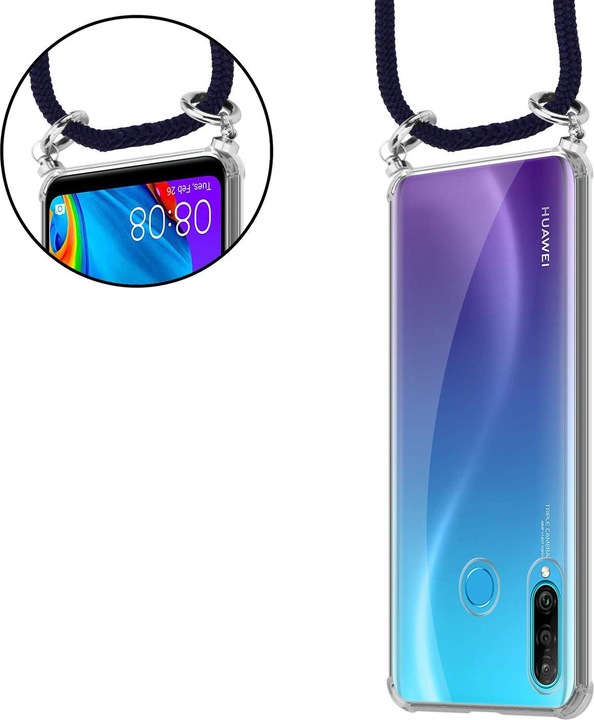 Produktbild Cadorabo TPU Handy Kette SILBER Cover