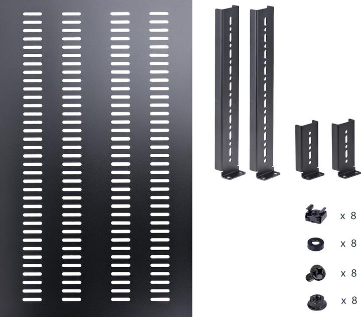 Actual product image StarTech 1U adjustable heavy duty shelf for server rack/cabinet up to 113 Kg - Shelf server rack/cabinet...