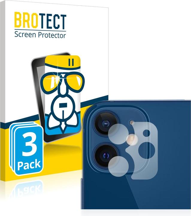 Image du produit BROTECT AirGlass Verre (3 pcs, Apple iPhone 12)