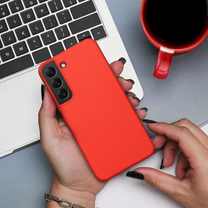 Immagine prodotto Forcell Back panel cover OEM SILICONE case for SAMSUNG A12 peach (Oppo A12)