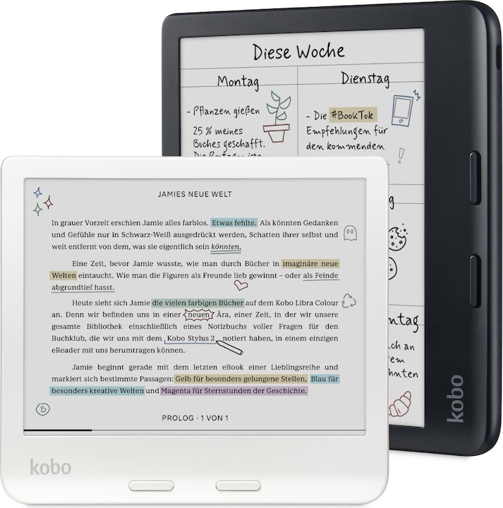 Kobo Libra Colour (7", 32 Go, Blanc)