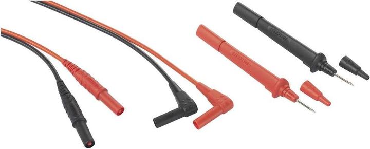 Immagine prodotto Voltcraft VC801 Cavo di prova (spina 4 mm - sonda di prova) 1,5 m Nero-Rosso 1 pz.