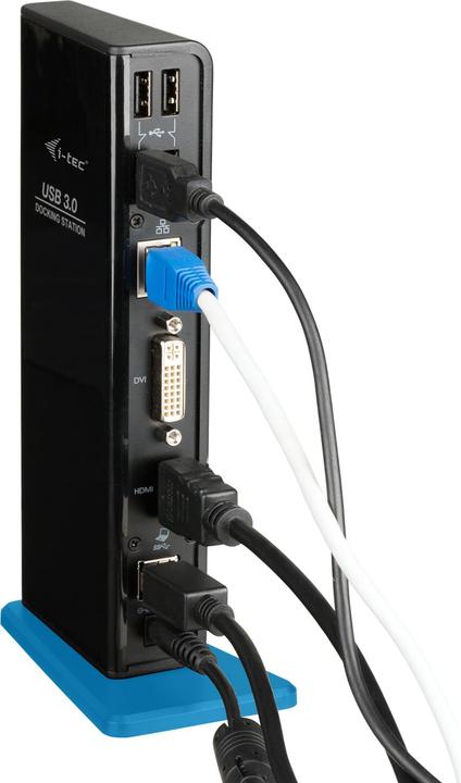 Produktbild i-tec USB 3.0 Dual Docking Station HDMI DVI - Andocken - 3,5 mm - USB Typ-A - USB Typ- (USB-B)