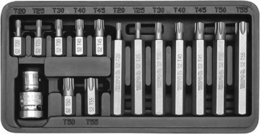 Productafbeelding Yato Schroevendraaier Bit Set Torx 15st (Zeskantbus TX)