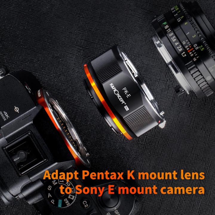 Produktbild K&F Concept M17105 High Precision Lens Adapter Mount, PK-NEX