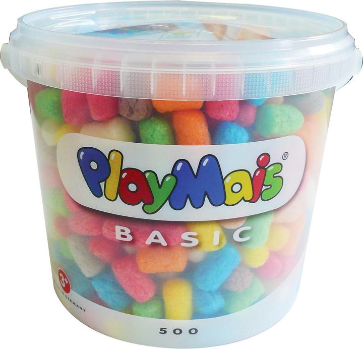 Actual product image PlayMais Play Corn Basic bucket 5 liters (500 pieces)