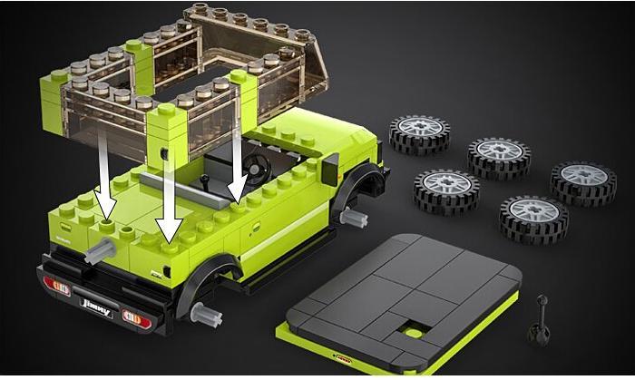 Produktbild Cada Suzuki Jimny 1:24 Bricks