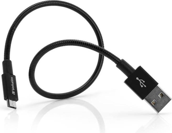 Actual product image Verbatim Micro USB Cable Sync & Charge (0.30 m, USB 1.0)