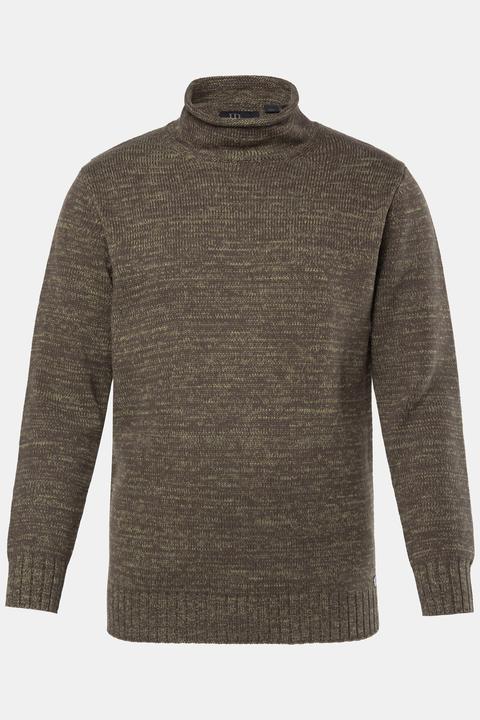 Produktbild JP1880 Pullover, TwoTone-Grobstrick, Stehkragen, bis 7 XL (L)