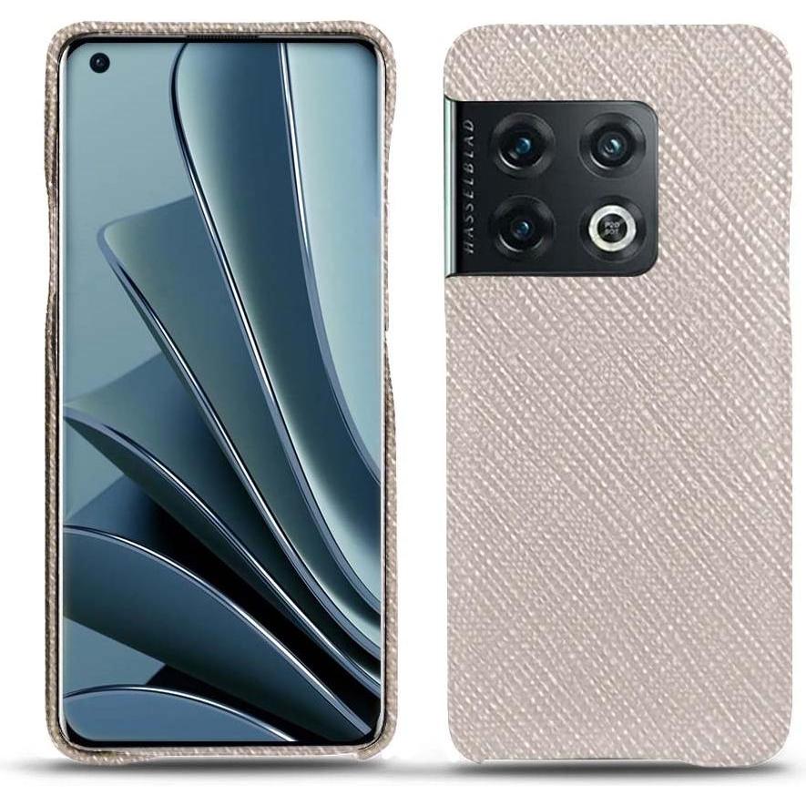 Noreve Lederschutzhülle (OnePlus 10 Pro), Smartphone Hülle, Beige